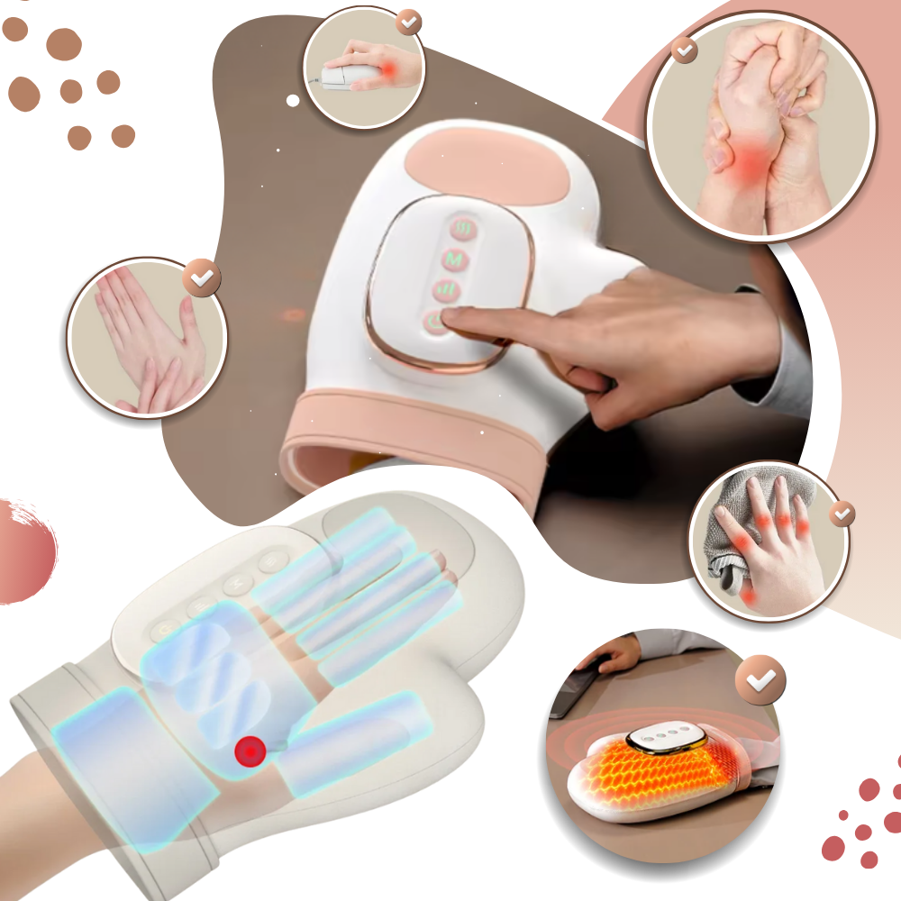 Massagehandske med värmekompression - Ozerty