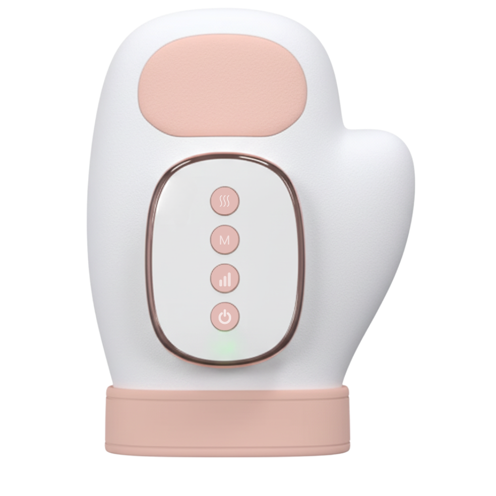 Massagehandske med värmekompression -Rosa - Ozerty