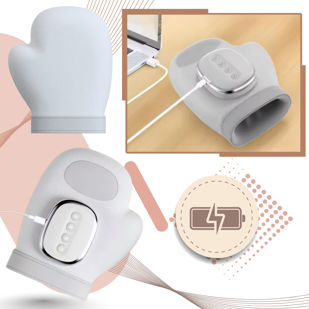 Massagehandske med värmekompression - Ozerty