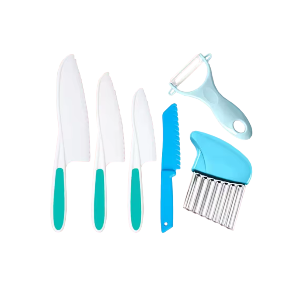 Barnvänligt köksredskapsset -Blå - Ozerty