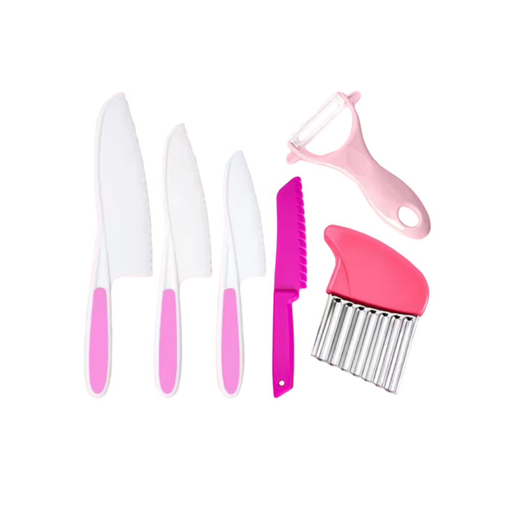 Barnvänligt köksredskapsset -Rosa - Ozerty