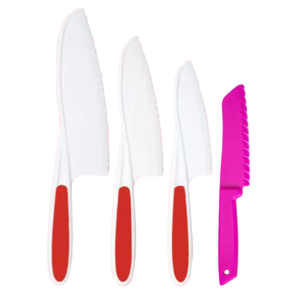 Barnvänligt köksredskapsset -Röd - Ozerty