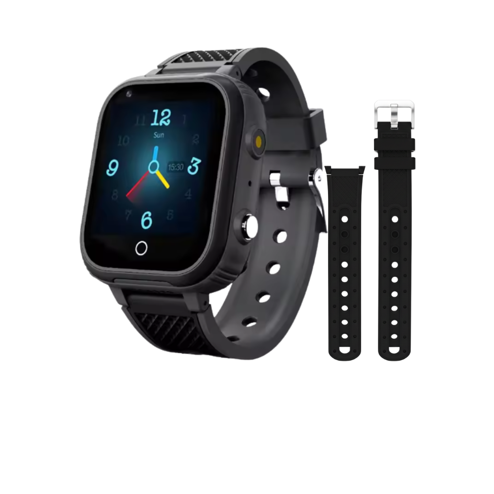 Smart övervakningsklocka för barn -Svart - Ozerty