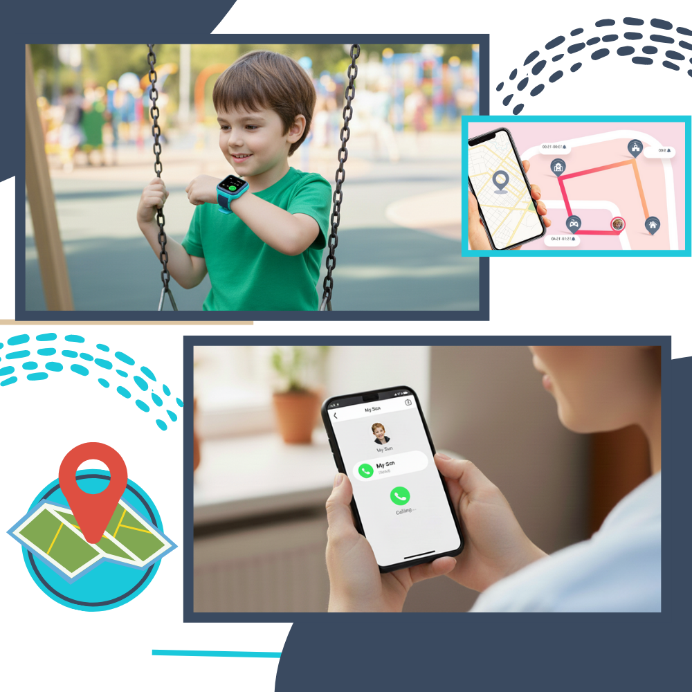 Smart övervakningsklocka för barn - Ozerty