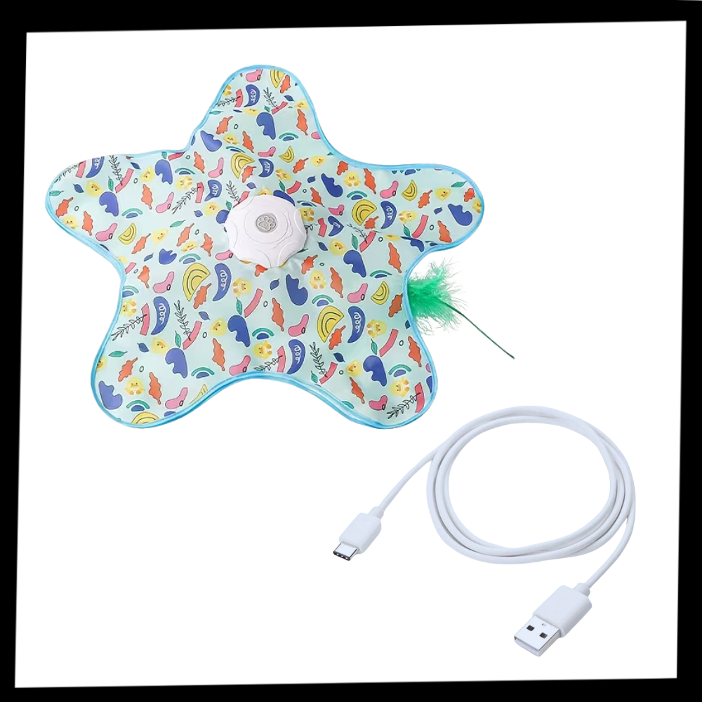 Fjäderleksak för kattungar vid tandning - Ozerty