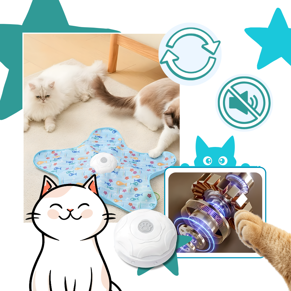 Fjäderleksak för kattungar vid tandning - Ozerty