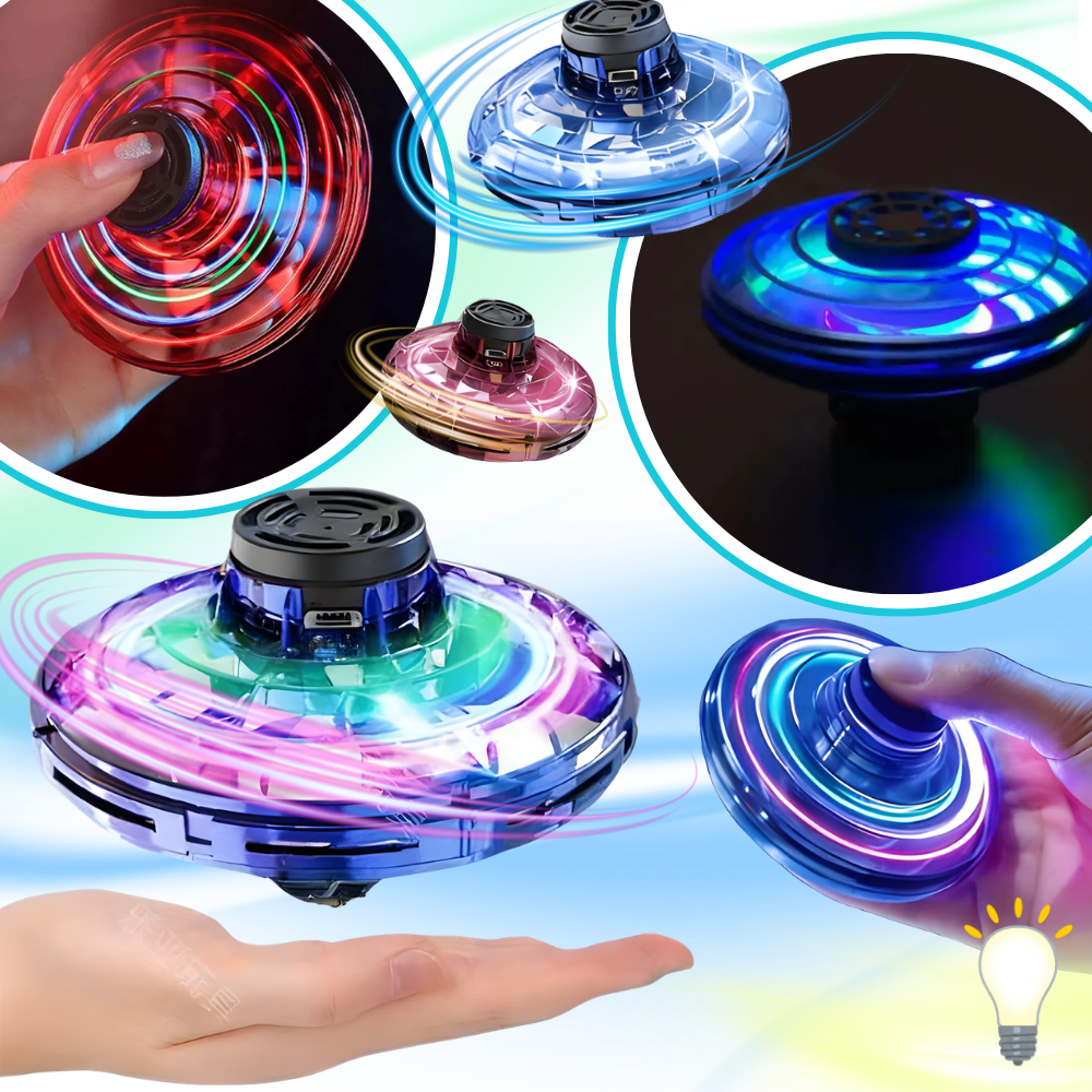 Släpp Loss Det Roliga UFO Minidrönare Spinner - Ozerty