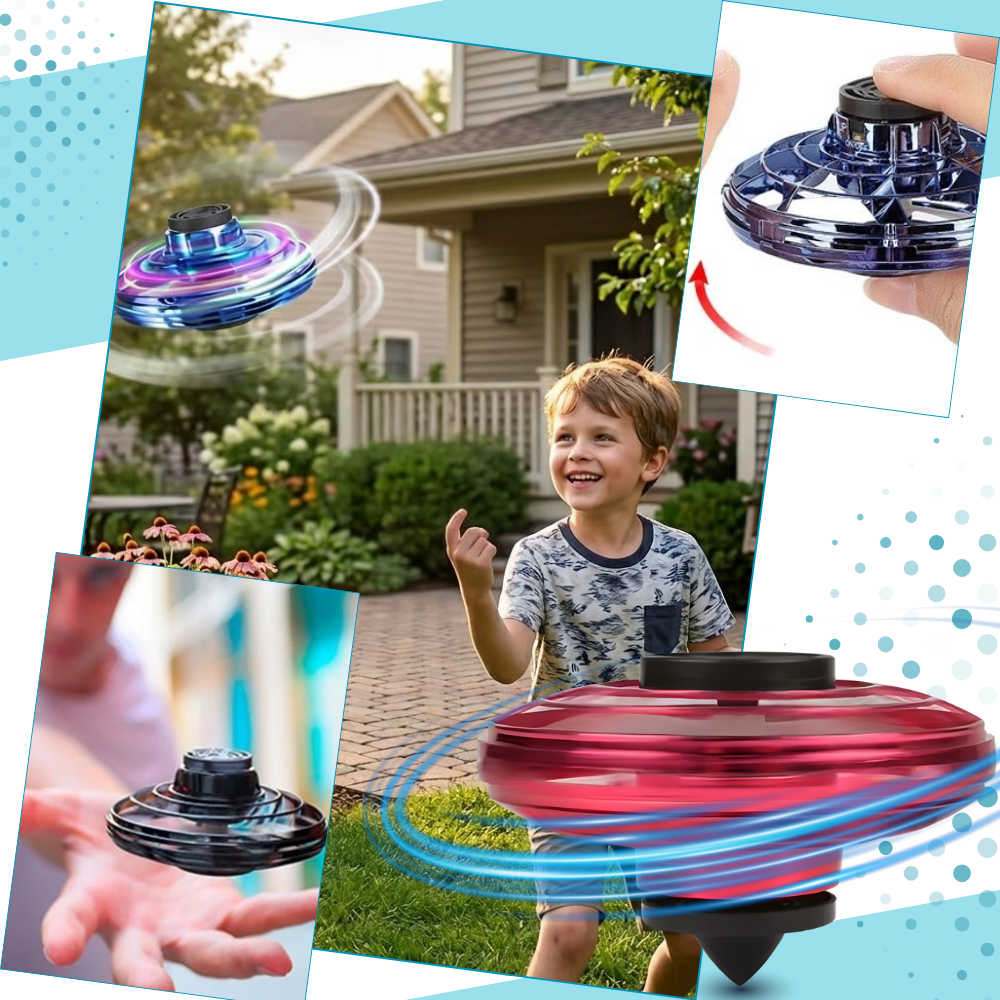Släpp Loss Det Roliga UFO Minidrönare Spinner - Ozerty