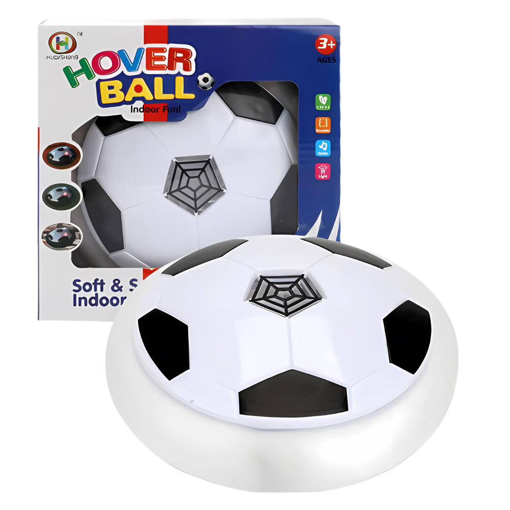 Hover Ball med LED-belysning -Vit - Ozerty