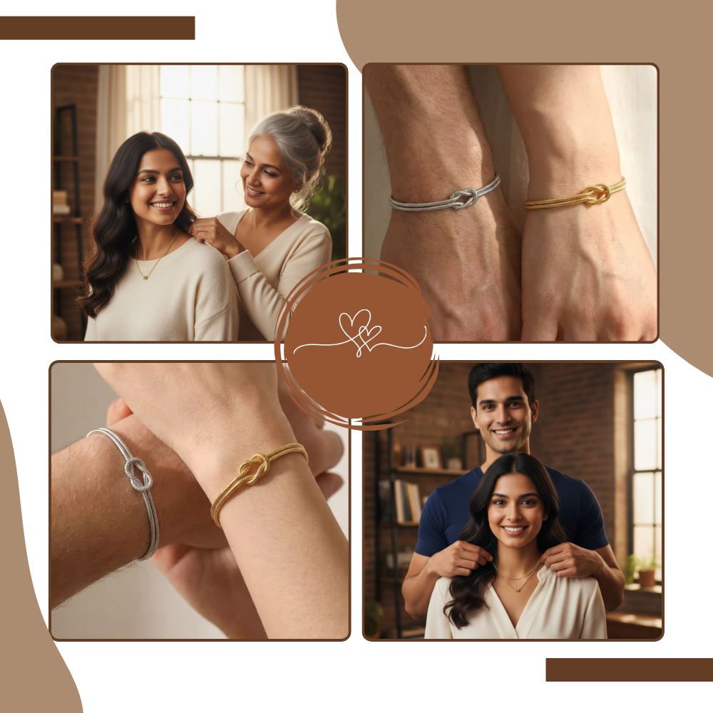 Love Knot halsband & armband - Ozerty