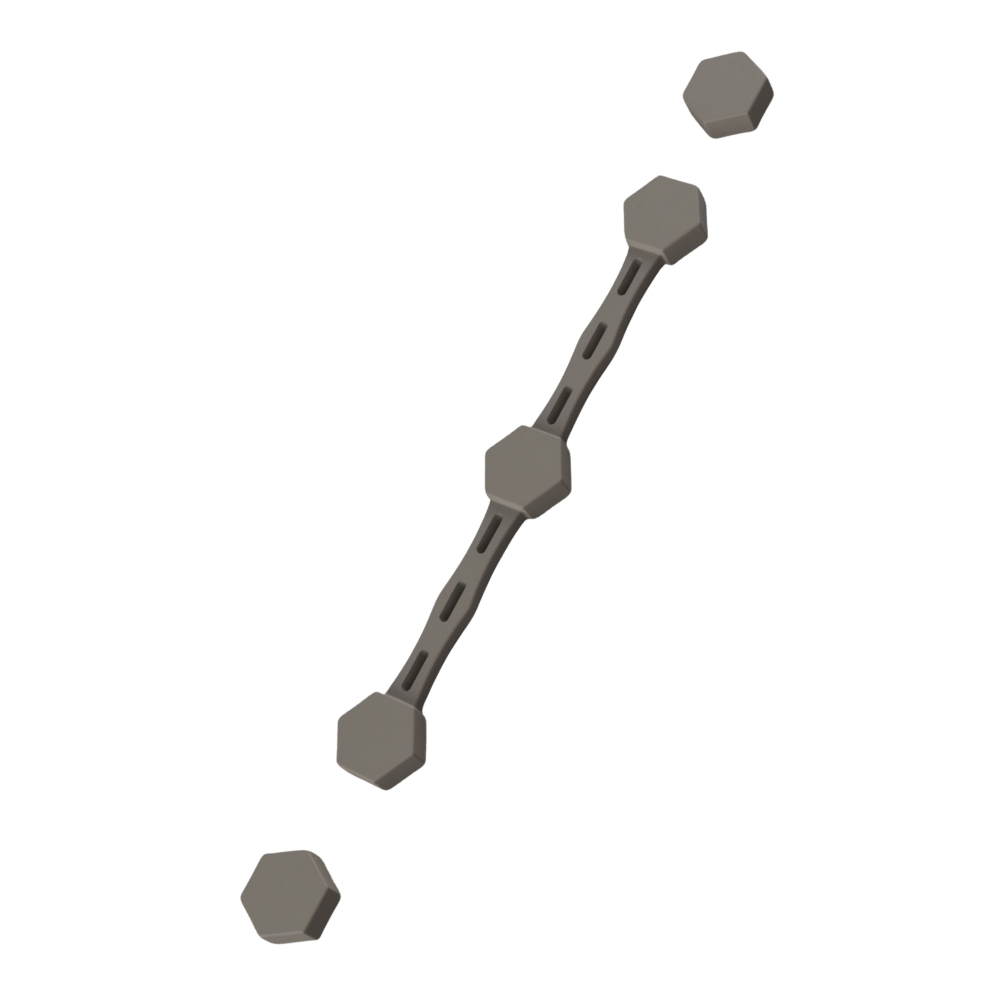 Magnetiskt fäste för bakplåtspapper till airfryer -Grå - Ozerty