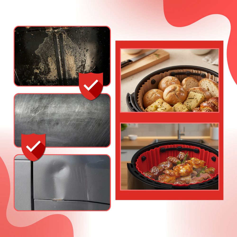 Magnetiskt fäste för bakplåtspapper till airfryer - Ozerty