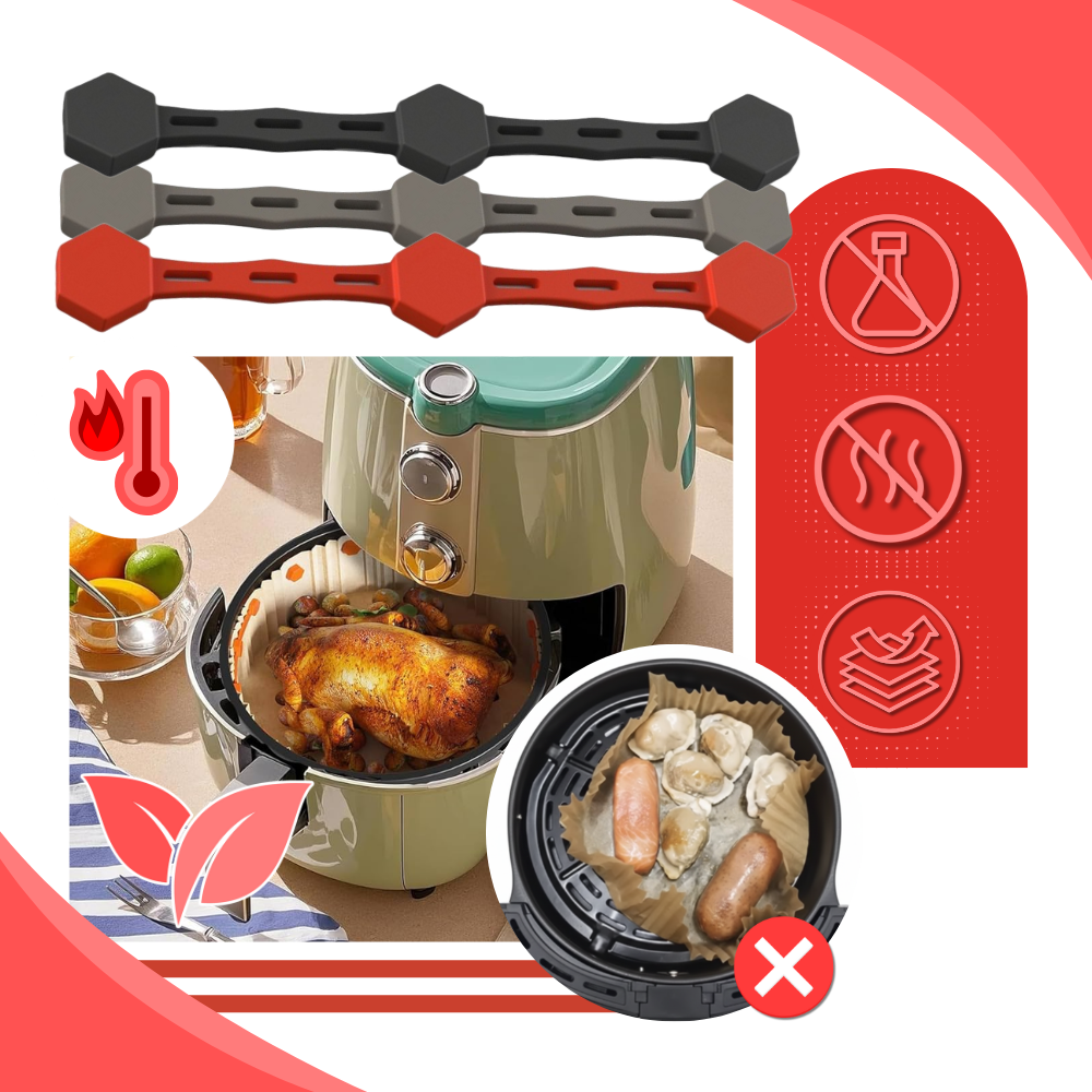 Magnetiskt fäste för bakplåtspapper till airfryer - Ozerty