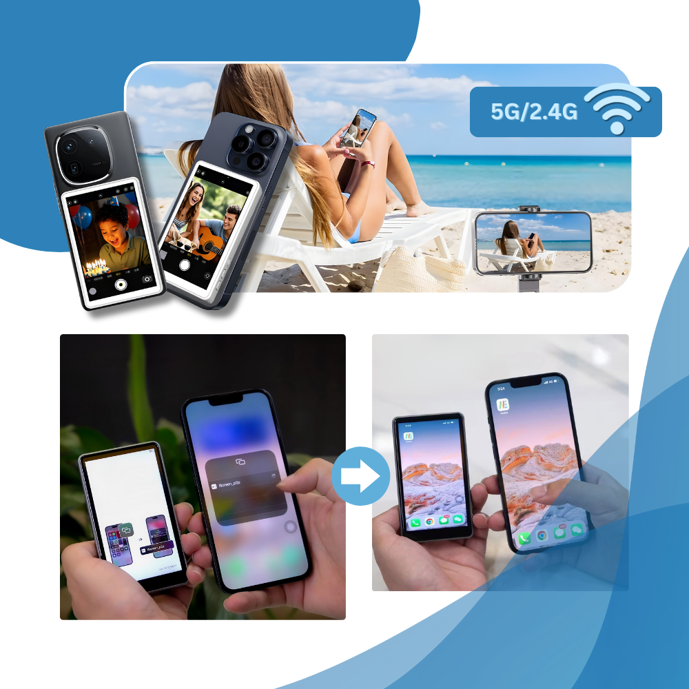 Magnetisk selfieskärm för mobilen - Ozerty