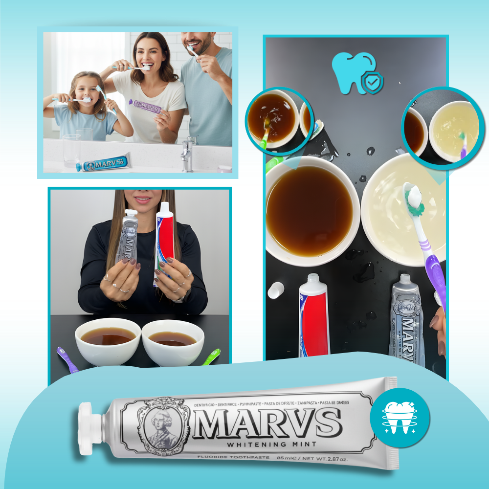 Minttandkräm för vitare tänder - Ozerty