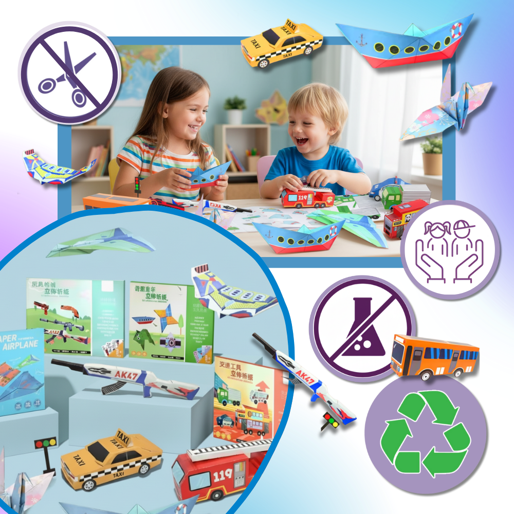 Origamibok med flera teman - Ozerty