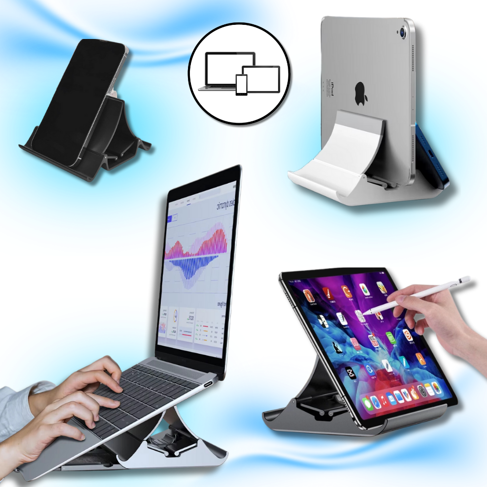 Multifunktionellt stabilt och vertikalt stativ för Laptop - Ozerty