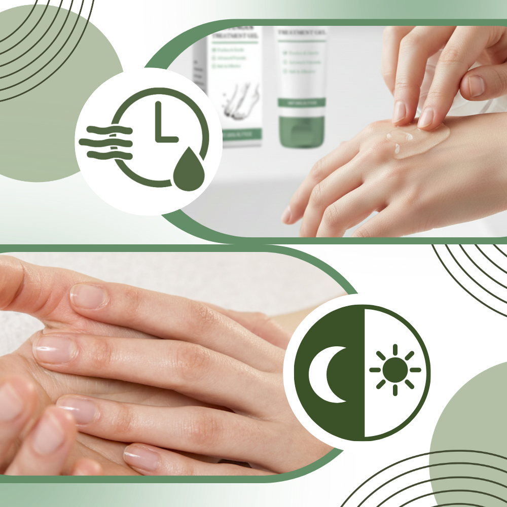 Nagelrevitaliserande och återfuktande gel - Ozerty