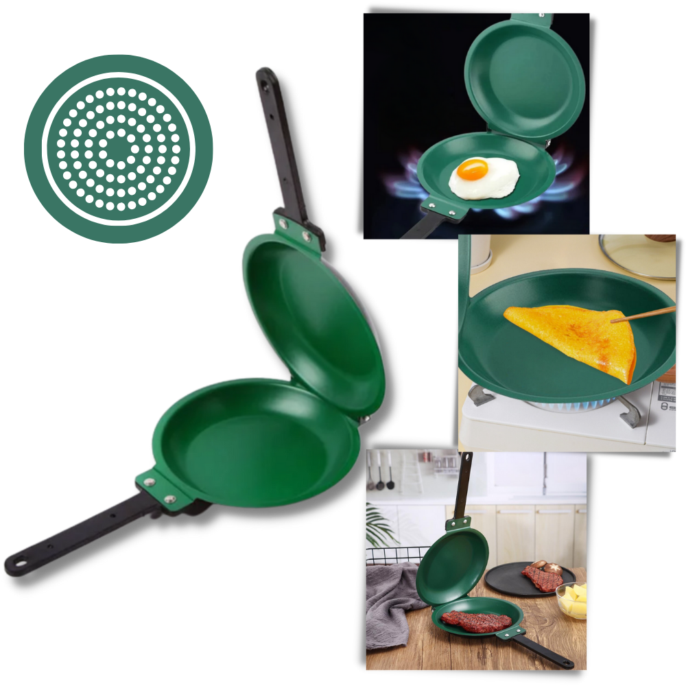 Non-stick dubbelsidig stekpanna - Ozerty