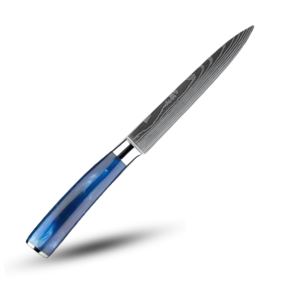 Japanska knivar i Ocean Blue-serien -Sujihiki-kniv 13.5 cm - Ozerty