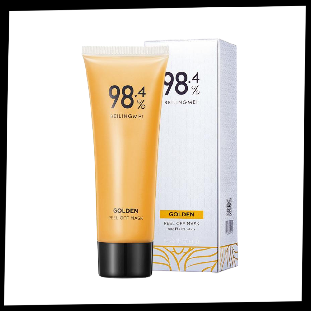 Guld peel off mask med porrengöring - Ozerty