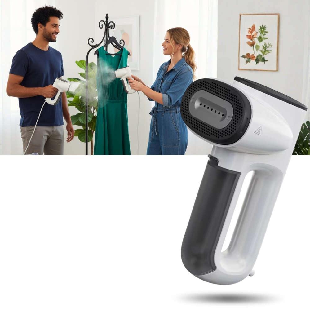 Bärbar kläddammsugare och steamer - Ozerty