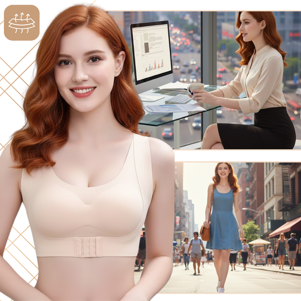 Sömlös BH med hållningsstöd - Ozerty