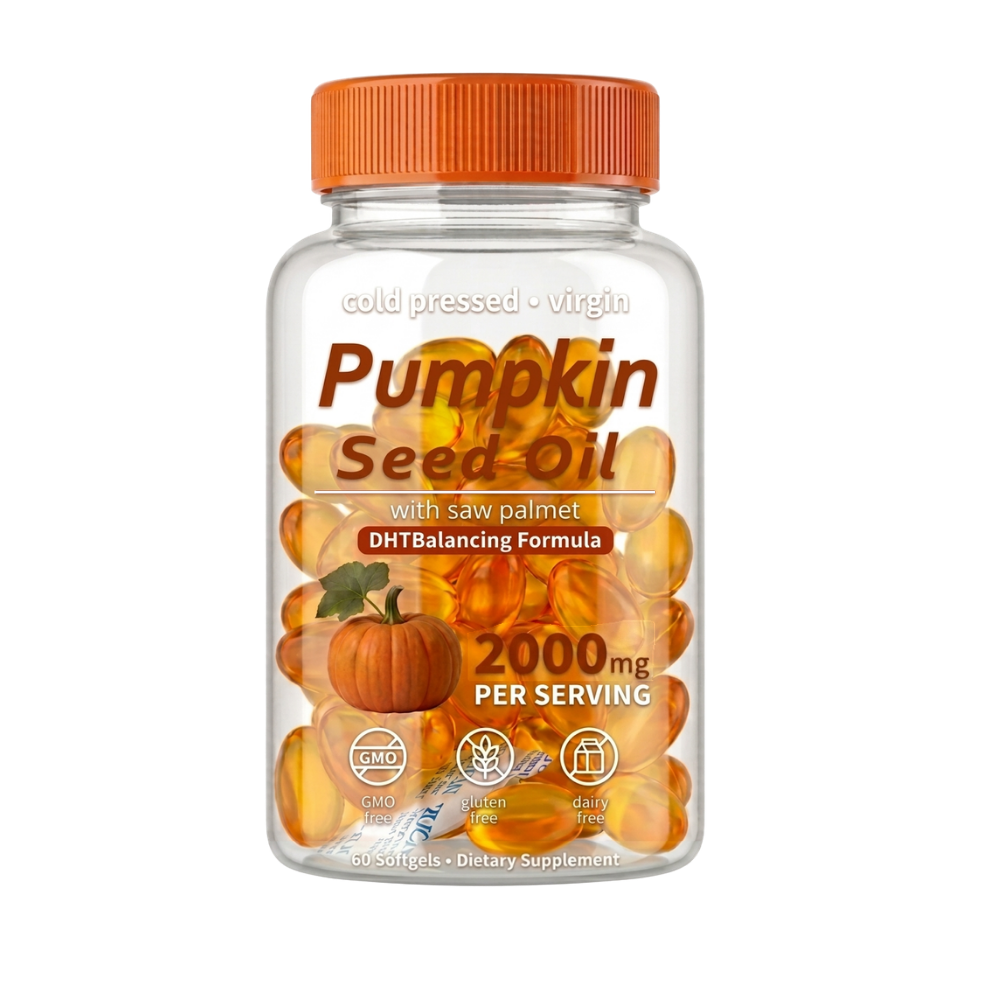 Pumpafröolja mjuka gelekapslar