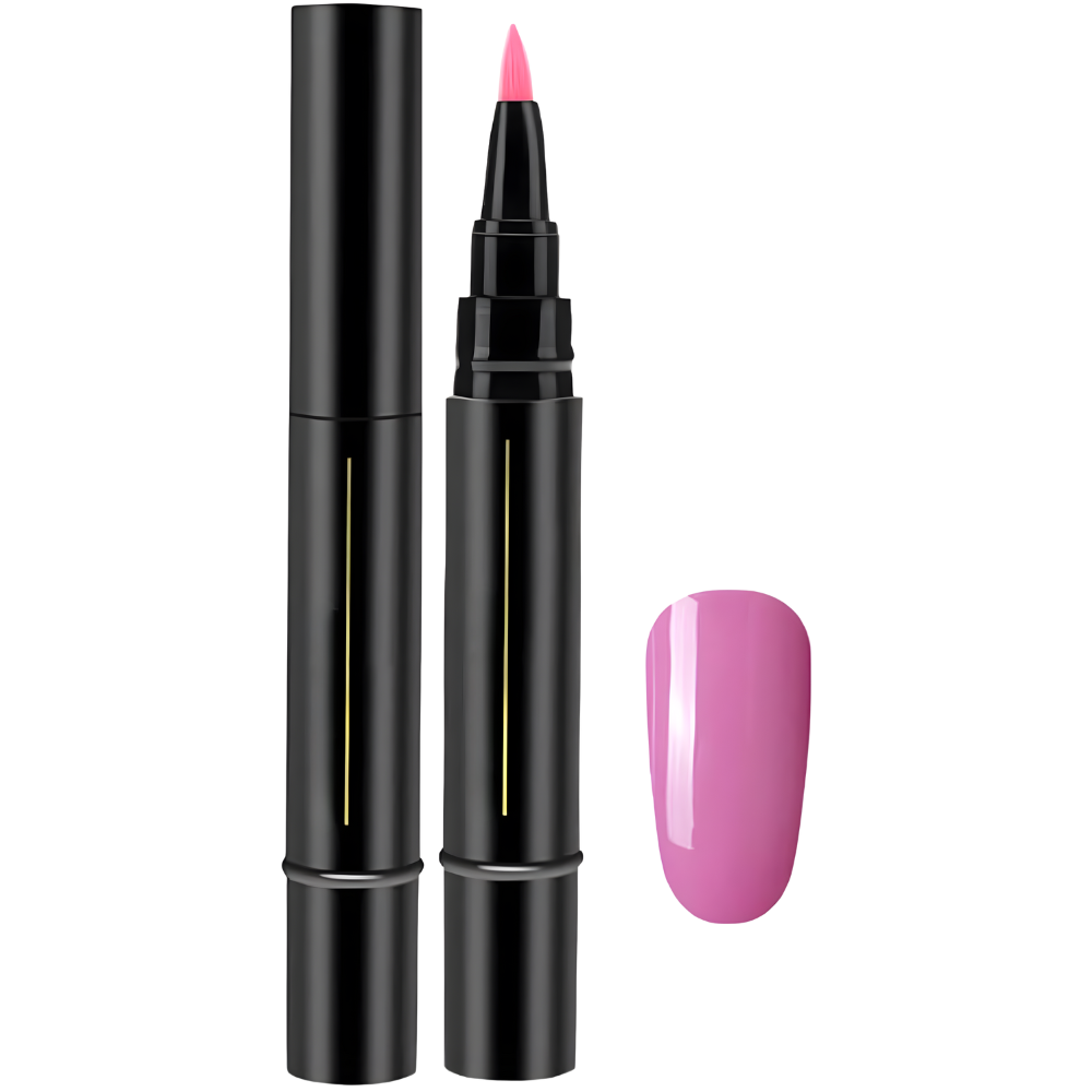 Snabbtorkande nagellackspenna -Mauverosa - Ozerty