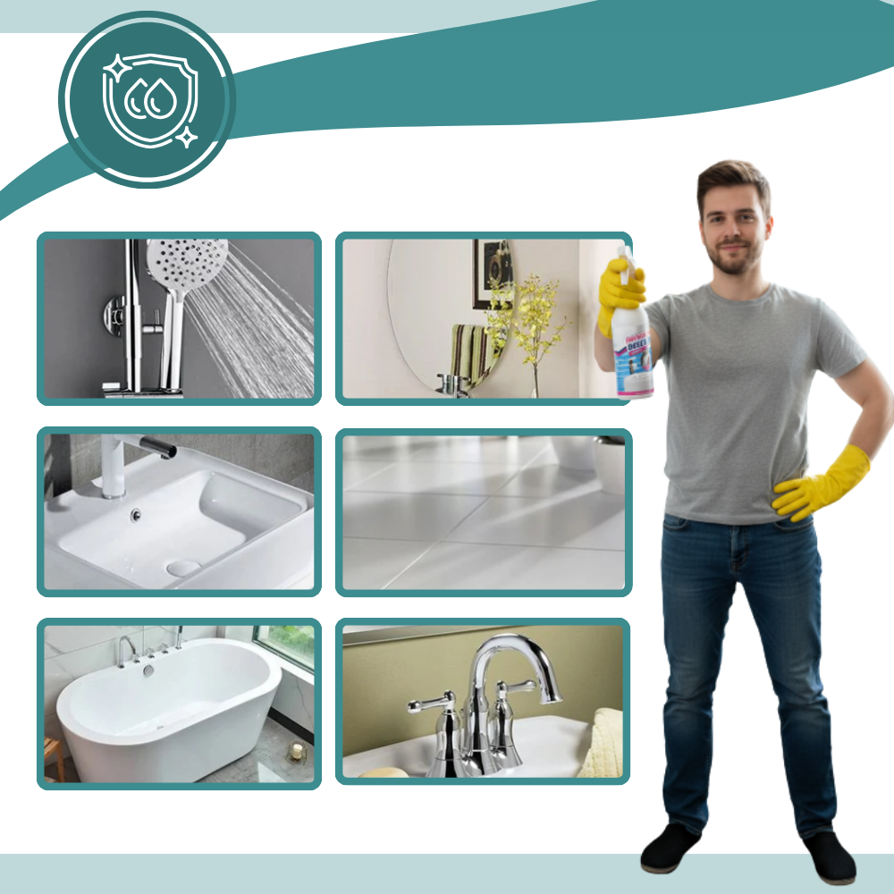 Uppfriskande djuprengörande avkalkningsmedel för badrum - Ozerty