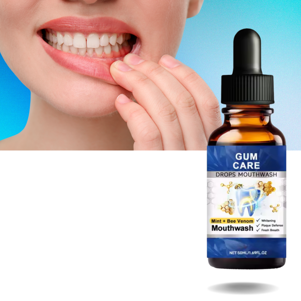 Uppfriskande vita Dental Drops-munvatten - Ozerty