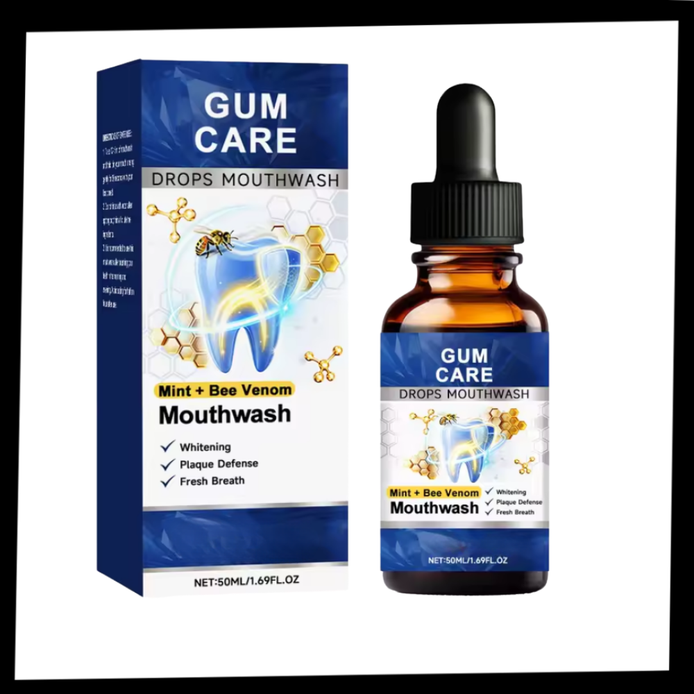 Uppfriskande vita Dental Drops-munvatten - Ozerty