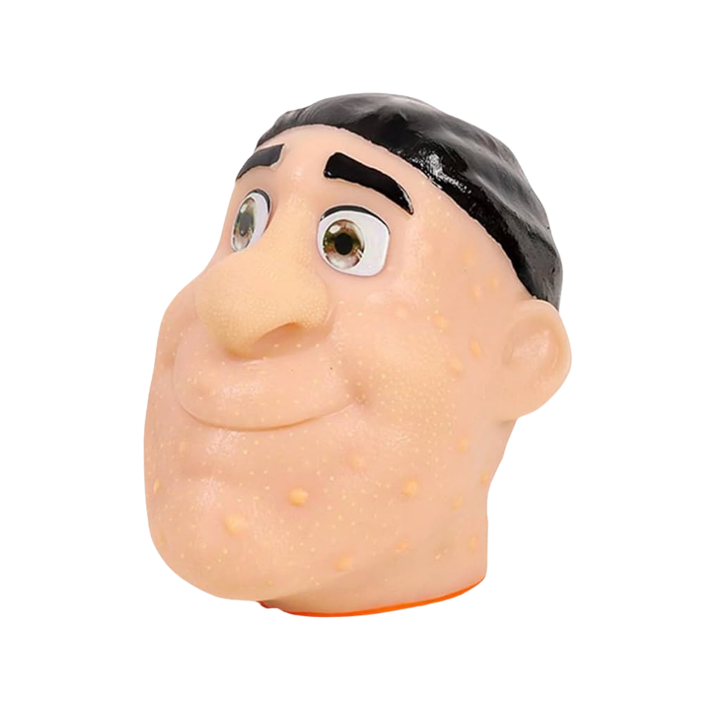 Avslappnande finnklämleksak i silikon -Svart - Ozerty