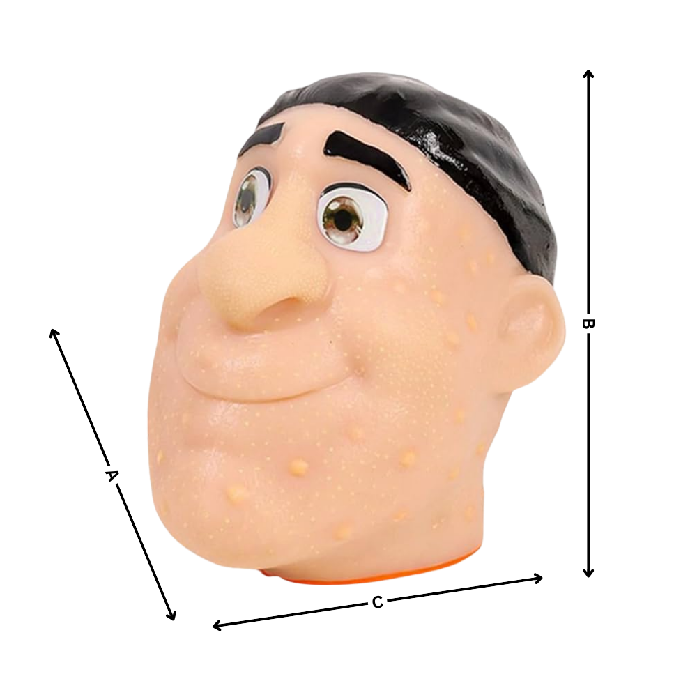 Avslappnande finnklämleksak i silikon - Ozerty