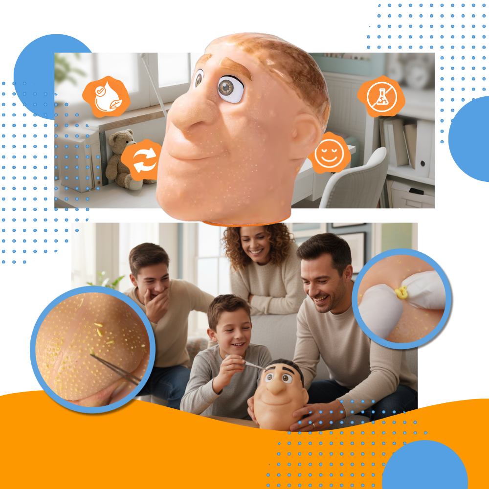 Avslappnande finnklämleksak i silikon - Ozerty