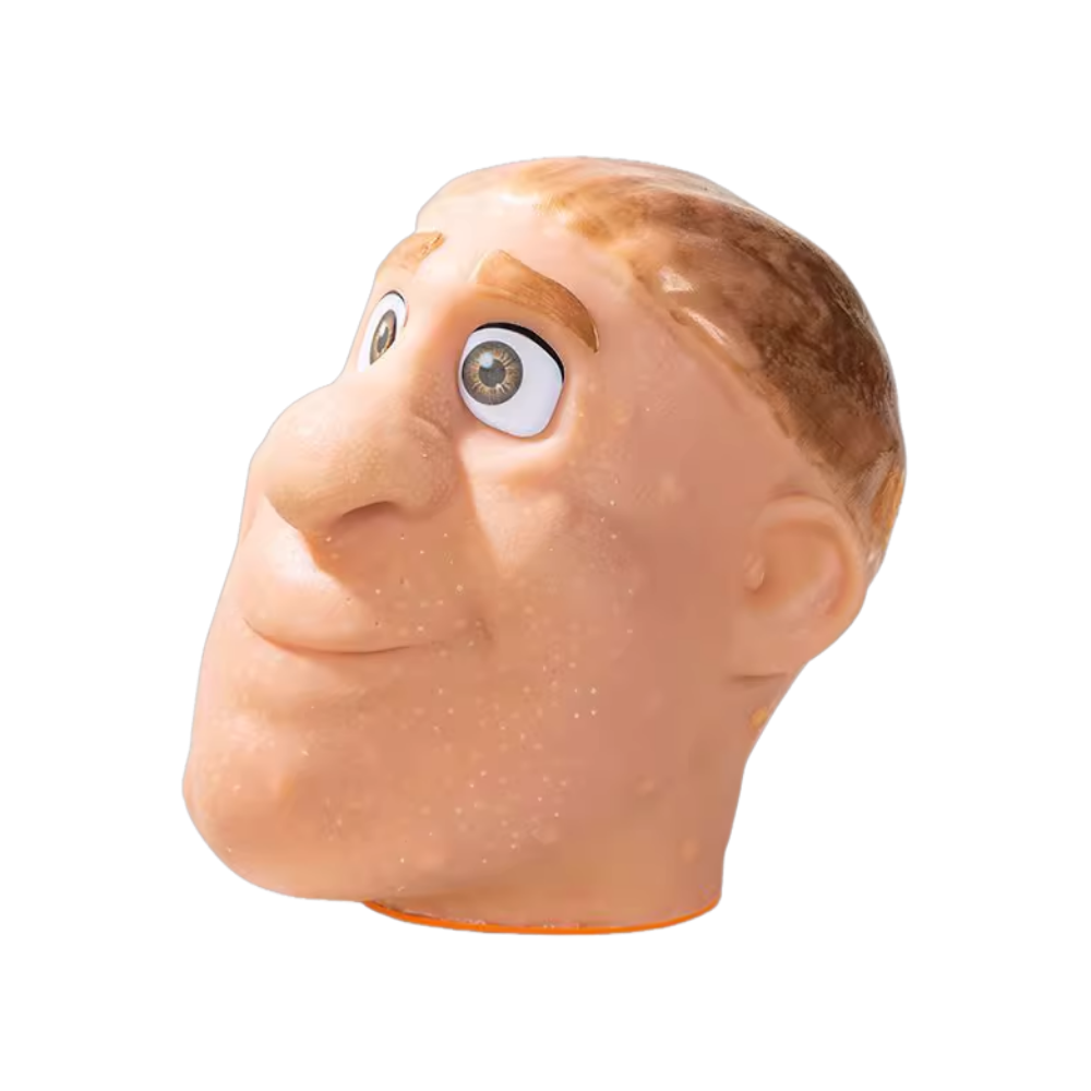 Avslappnande finnklämleksak i silikon -Gul - Ozerty