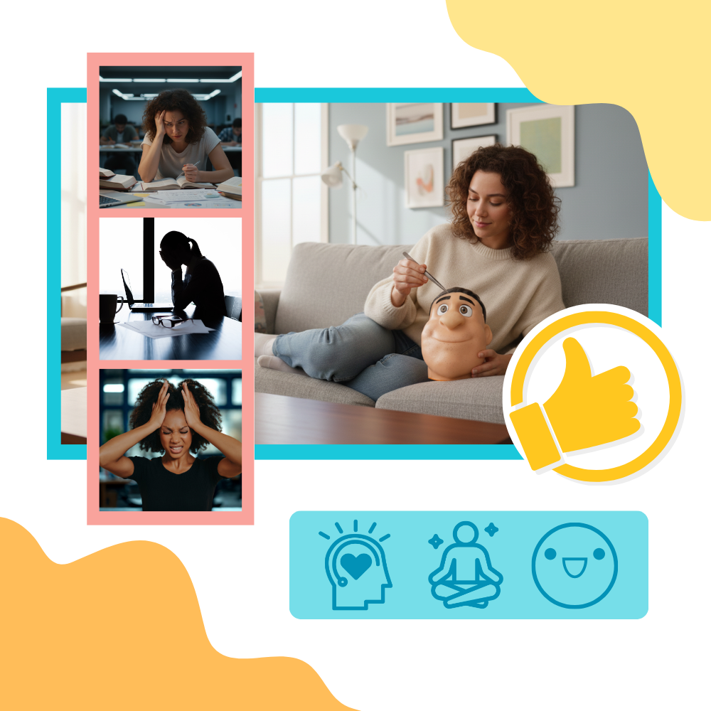 Avslappnande finnklämleksak i silikon - Ozerty