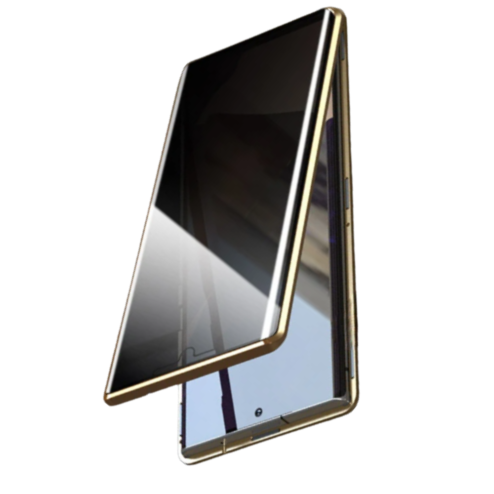 Samsung-Mobilskal med Sekretessglas -Guld - Ozerty