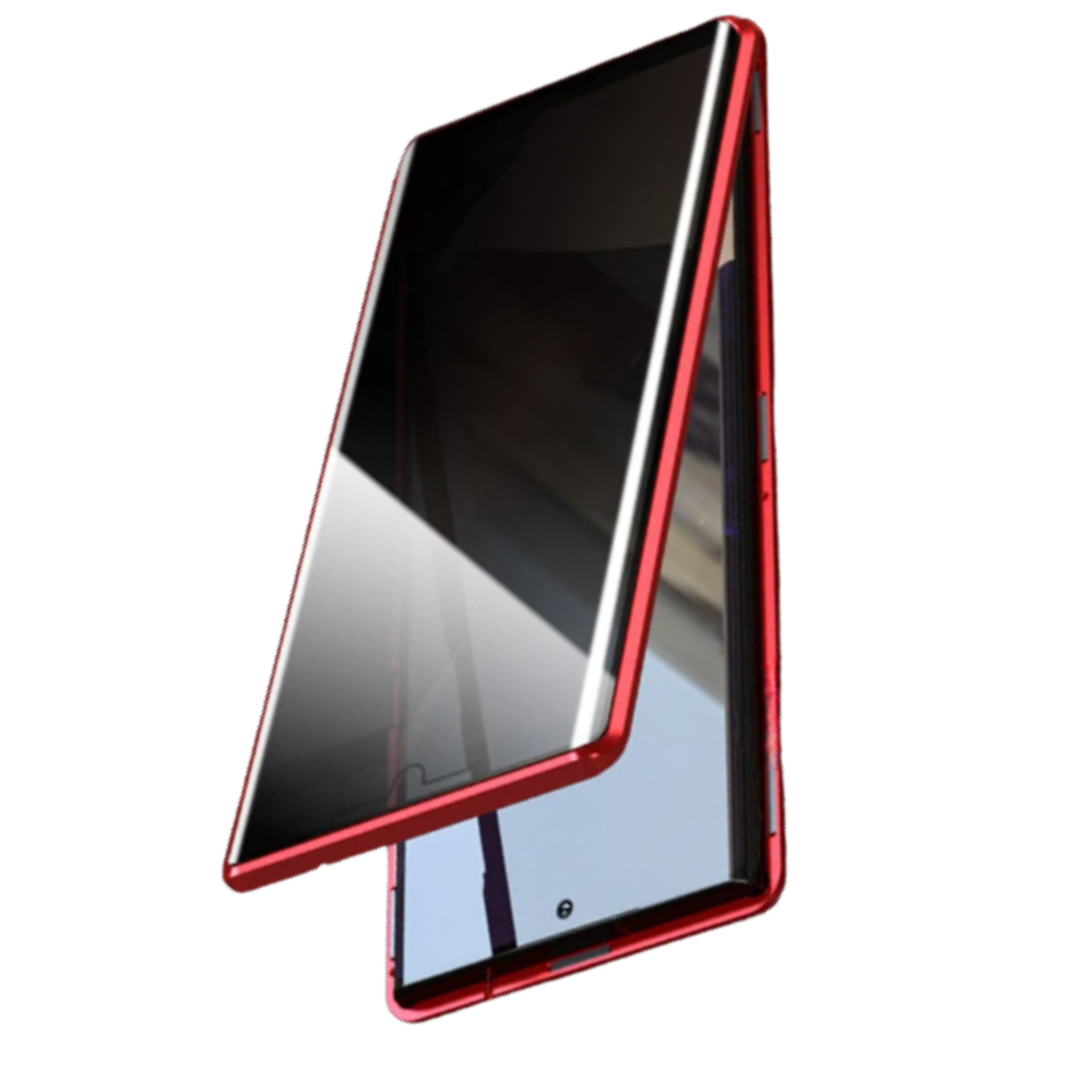 Samsung-Mobilskal med Sekretessglas -Röd - Ozerty