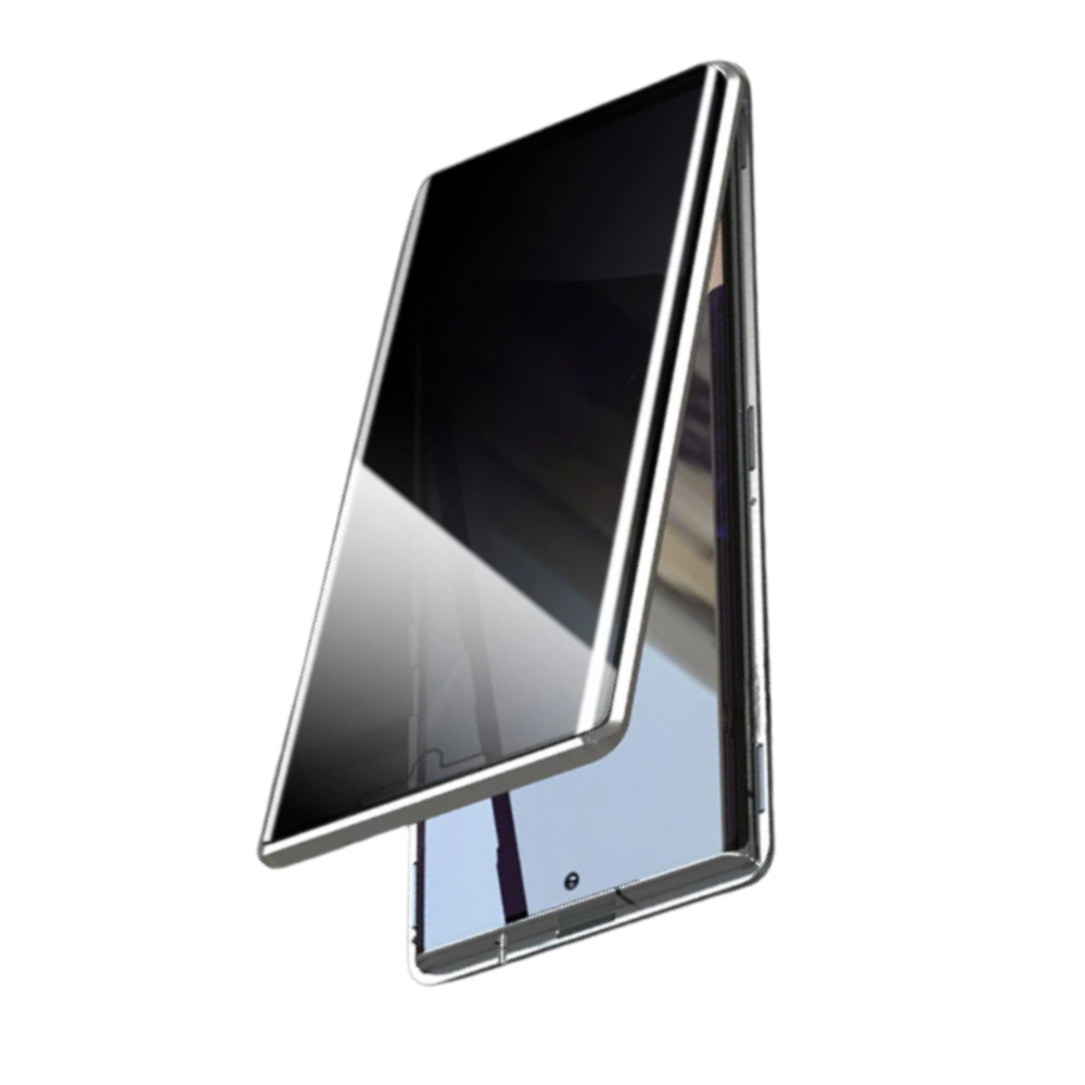 Samsung-Mobilskal med Sekretessglas -Silver - Ozerty