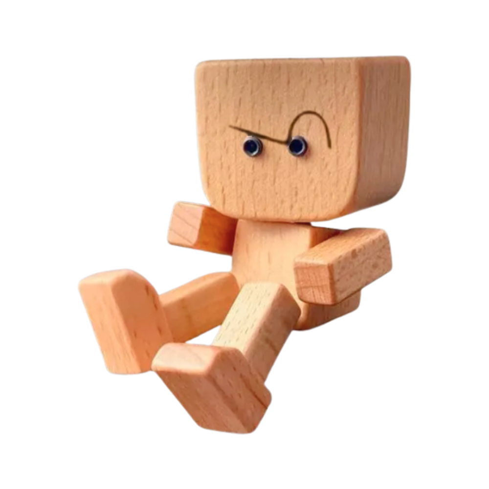 Skakande Knasiga Bobblehead-Figur -Misstänkt Ögonbryn - Ozerty
