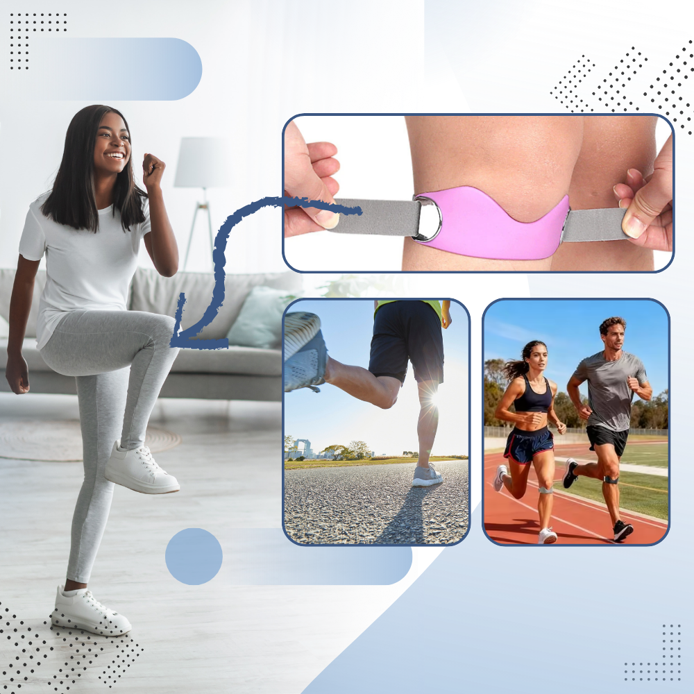 Stötdämpande flexibelt knäskydd - Ozerty