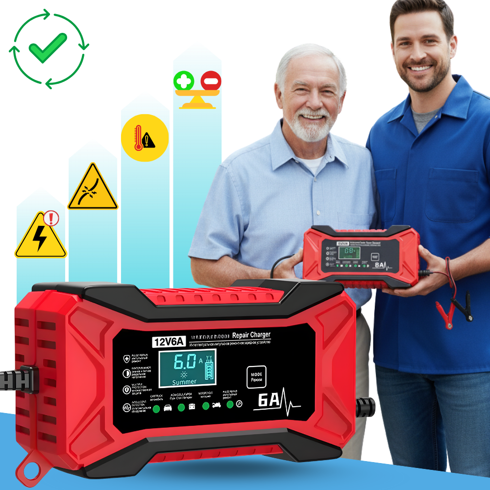 Smart 12V batteriladdare - Ozerty