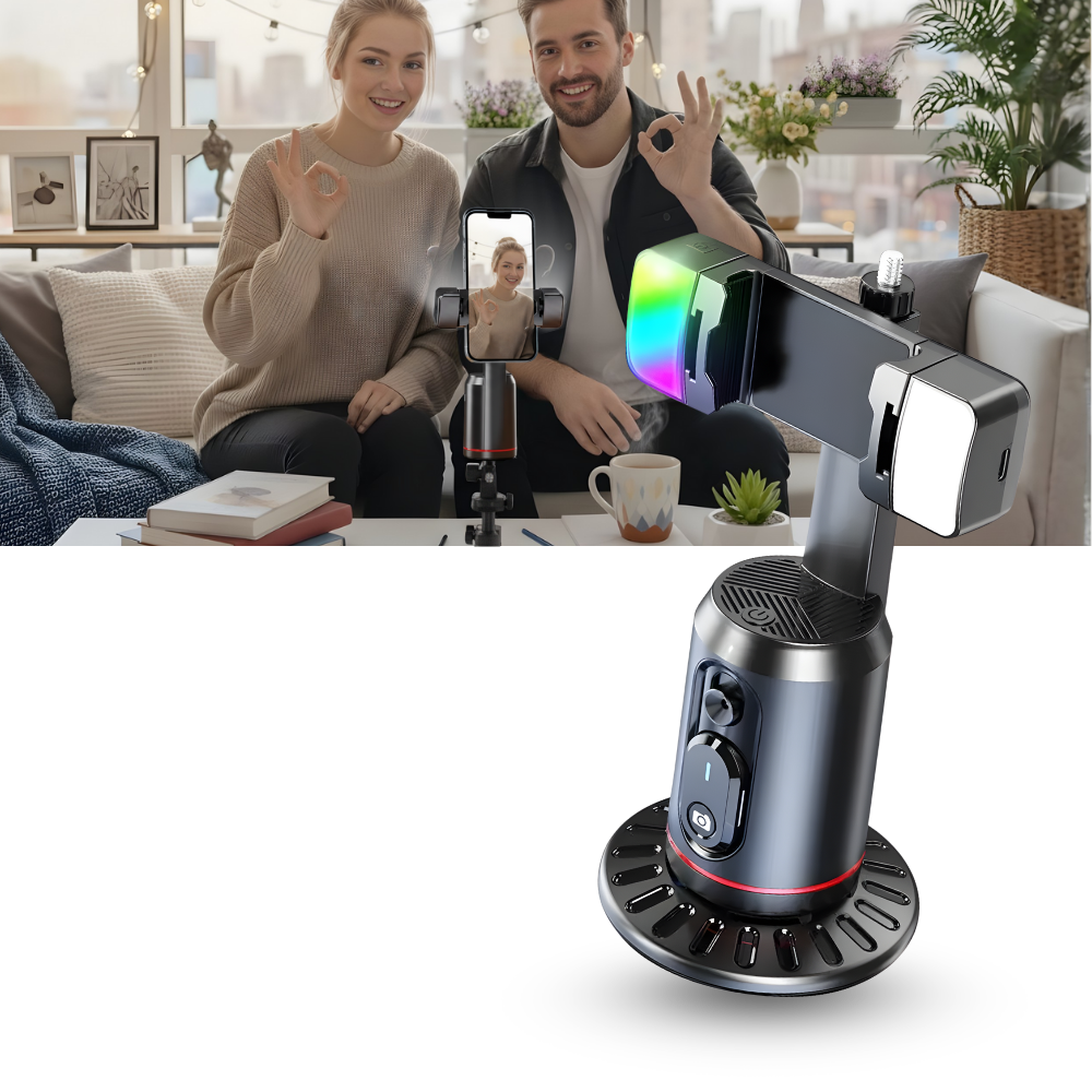 Smart mobilstativ med ansiktsspårning - Ozerty