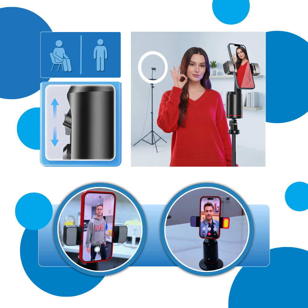 Smart mobilstativ med ansiktsspårning - Ozerty