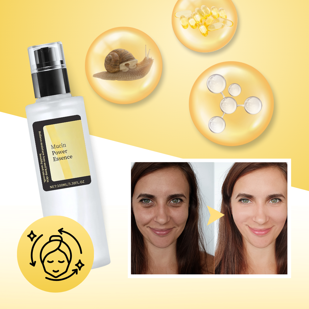Fuktighetsgivande Snigelmucin-Serum - Ozerty