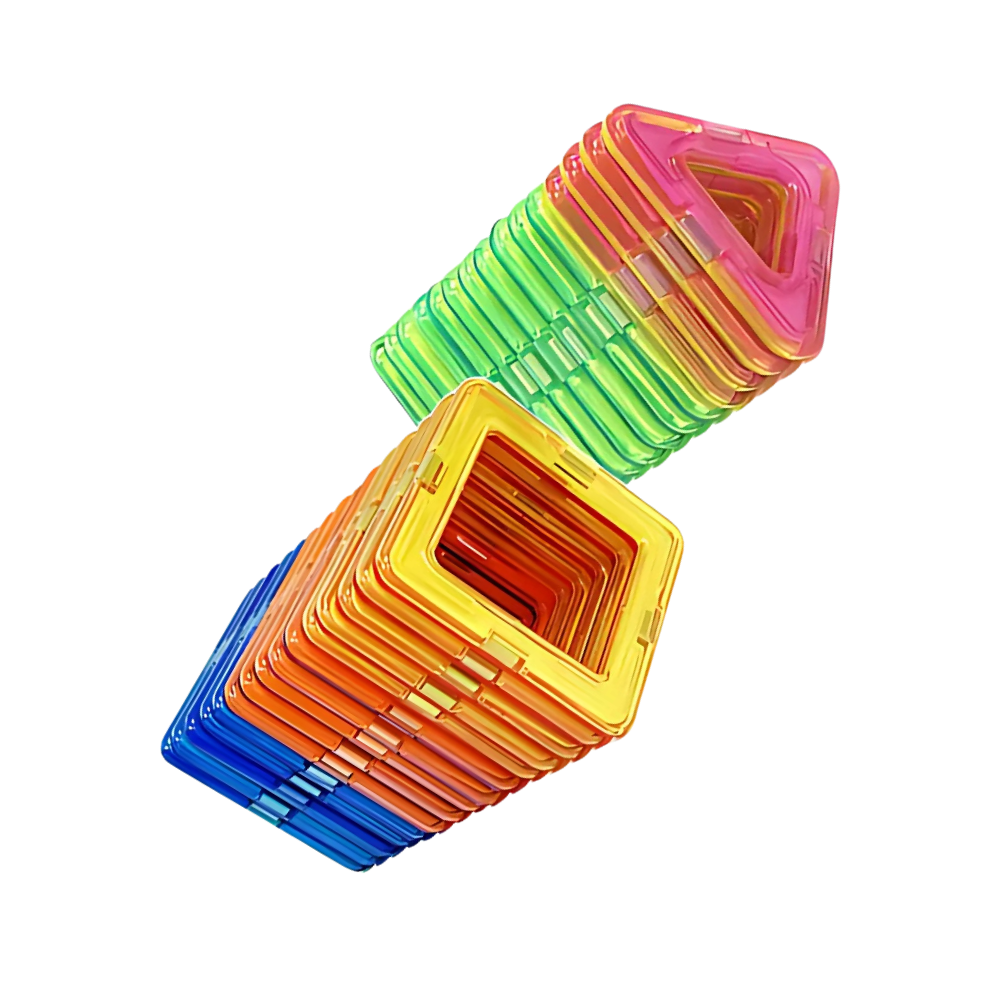 Snap & Build Magnetiska Blocken -Stor Storlek - Ozerty
