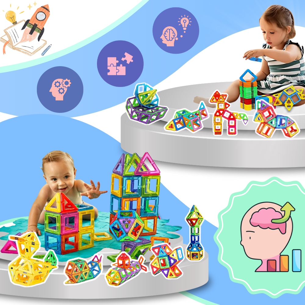 Snap & Build Magnetiska Blocken - Ozerty