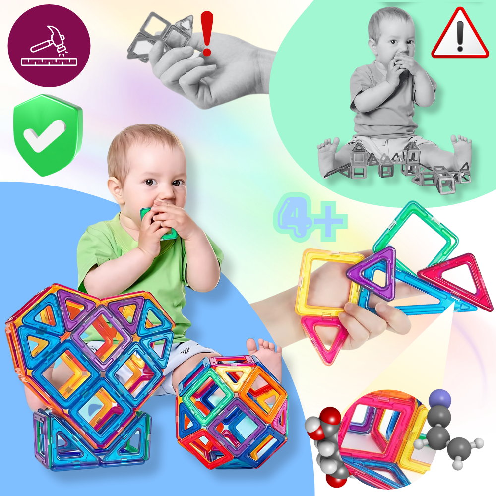 Snap & Build Magnetiska Blocken - Ozerty