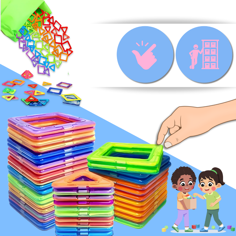 Snap & Build Magnetiska Blocken - Ozerty